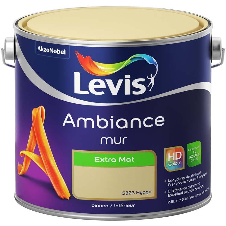 Levis peinture Ambiance Mur Extra Mat 2,5l hygge
