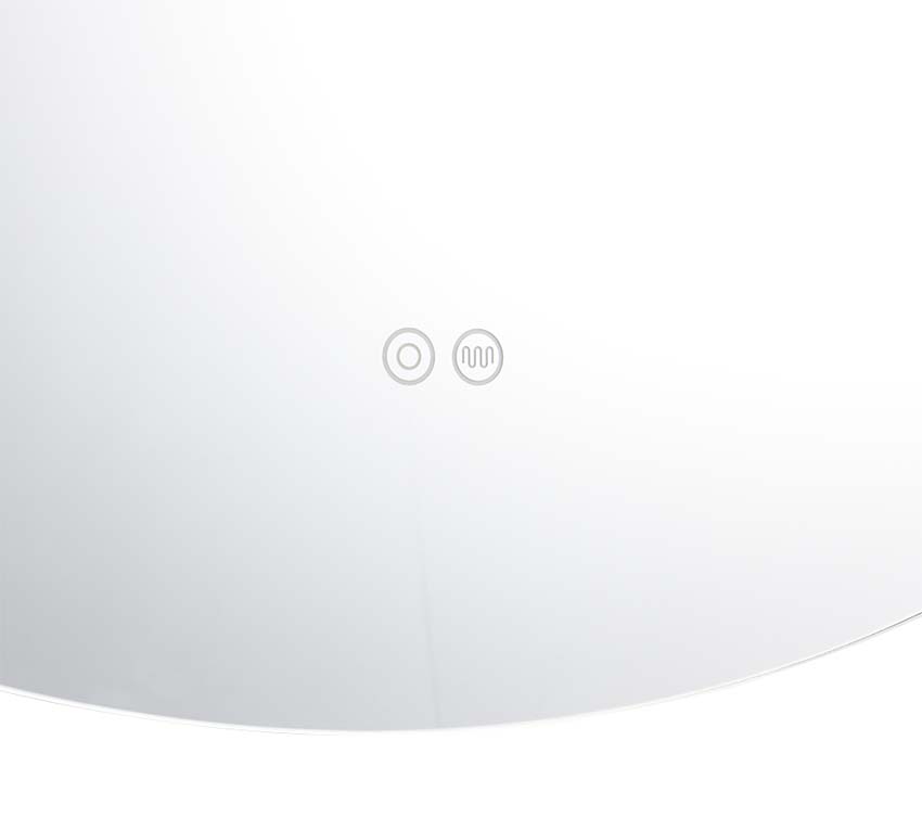 Miroir organique LED + anti-buée 100x80cm