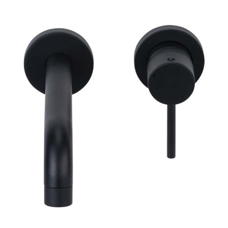 Robinet de lavabo New Country mural noir mat