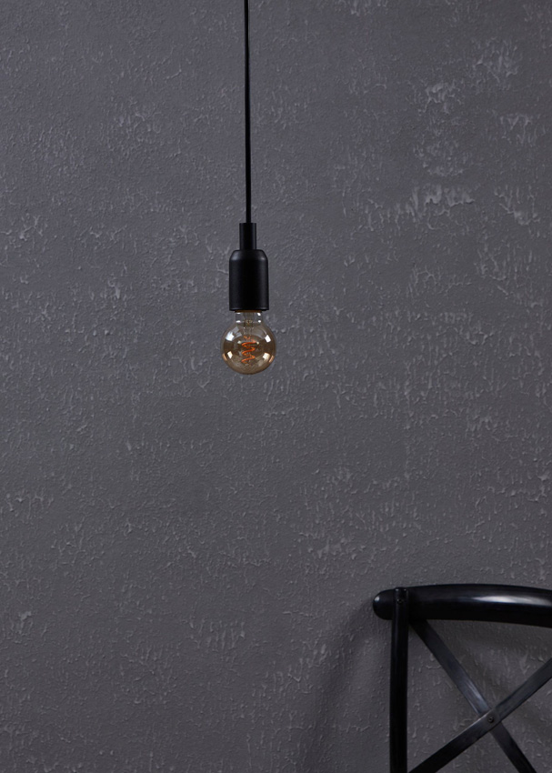 LED lamp - E27 - amber - Ø6cm - dimbaar - 1x4W - 145lm - 2000K - 1 stuk