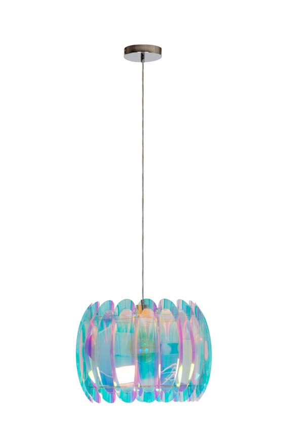 Lucide GLINSTAR - Suspension - Ø 40 cm - 1xE27 - Multicolor