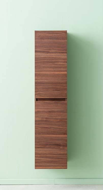 Kolomkast Dotan notelaar hangend 185x40x32cm