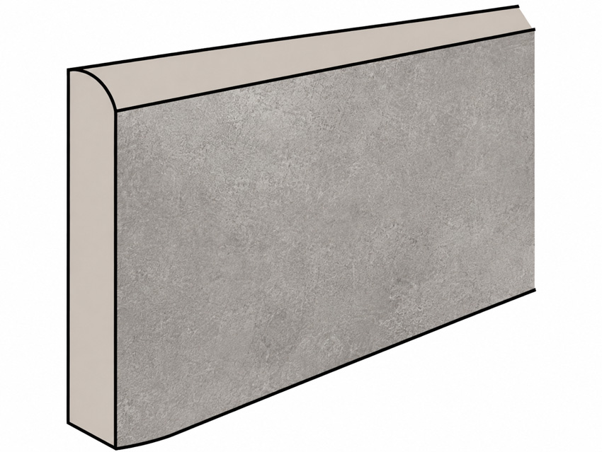 Plinthe Level Silver 7x60cm