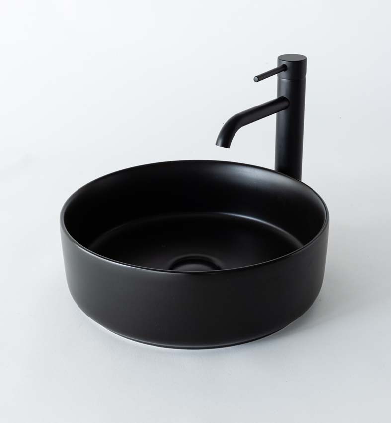 Vasque à poser Gale noir mat 36cm