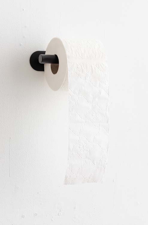 Porte-rouleau Faith noir mat