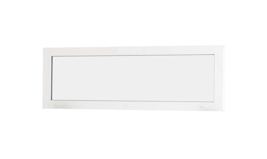 Vast raam pvc Deceuninck Elegant Infinity wit/wit B2000xH500 mm