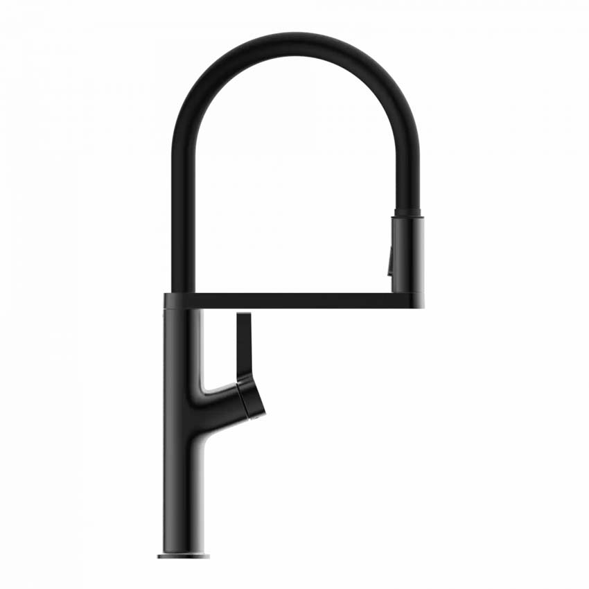 Keukenkraan Wasserwerk WK 2 mat grafiet met uittrekbare uitloop