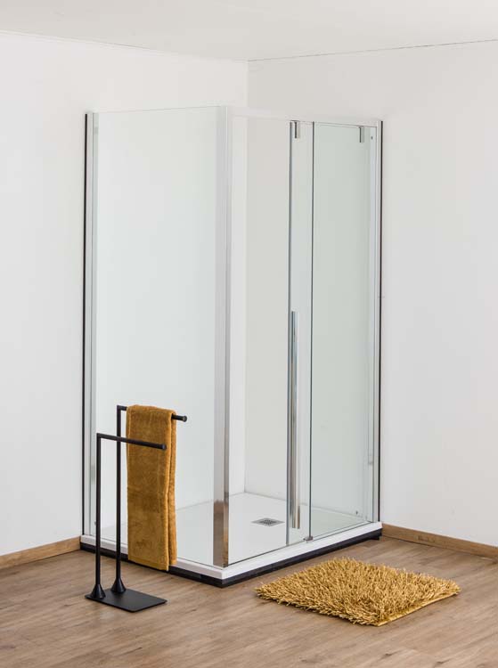 Doucheschuifdeur Ulrich chroom 116-120x200cm