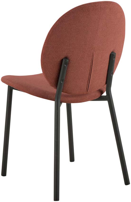 Chaise de salle à manger Richard terracotta