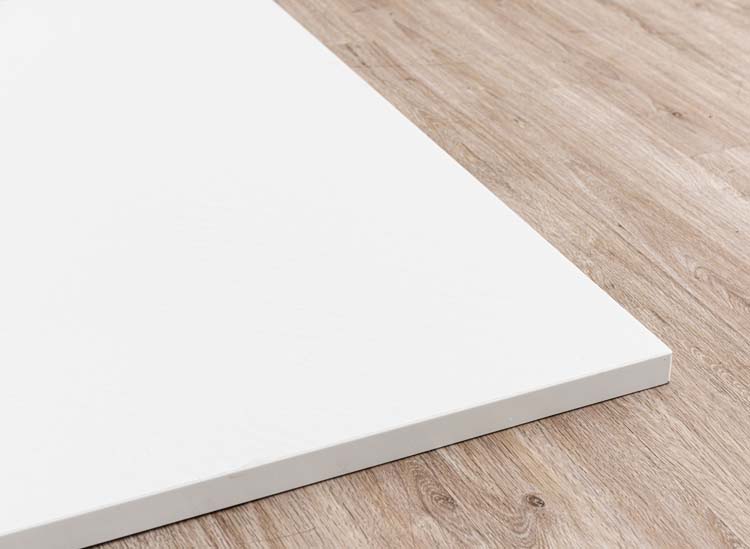 Receveur de douche Moby SMC blanc mat aspect ardoise 90x90cm