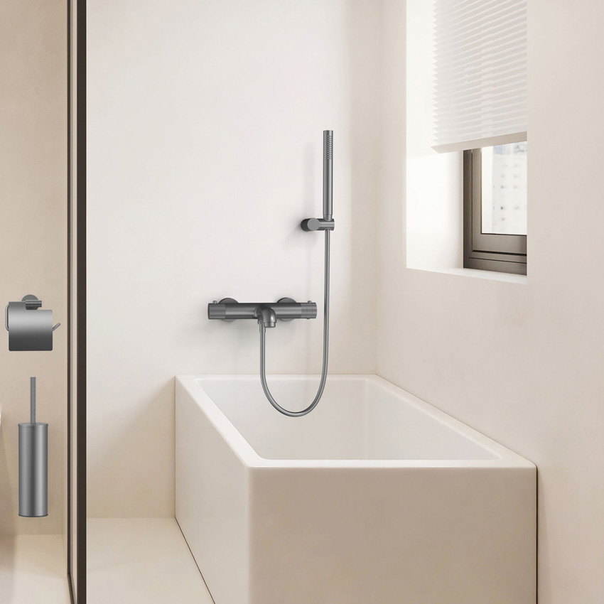 Bad-douchekraan Vera thermostatisch gunmetal