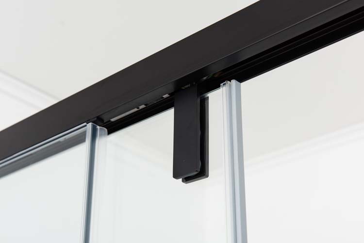 Paroi de douche Ulrich profile noir 88-90x200cm