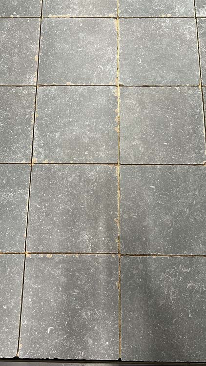 Vloer- en wandtegel Binche blauwsteenlook getrommeld 20x20x0,85cm