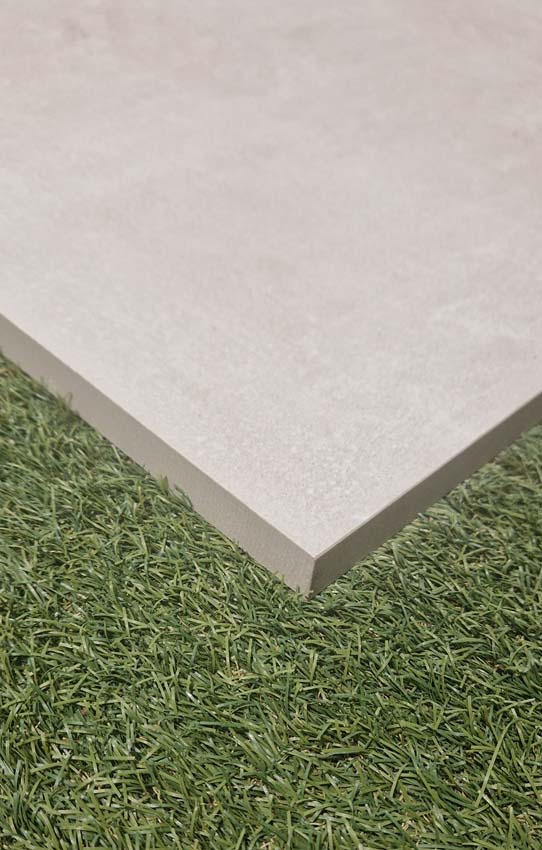 Dalle de terrasse Bologna gris clair 90x90x2cm