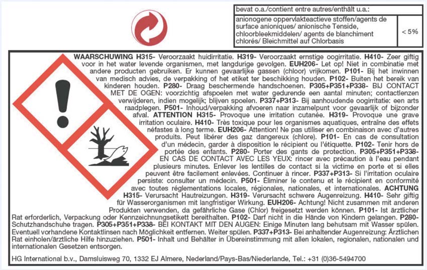 HG natuursteen kleurvlekken verwijderaar (marble stain colour remover) (HG product 41) HG natuursteen kleurvlekken verwijderaar (marble stain colour remover) (HG product 41)