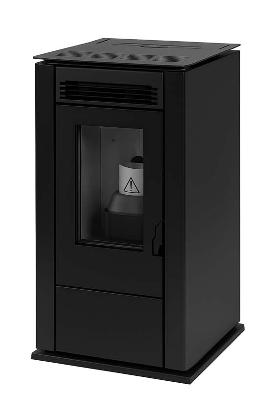 Poêle à pellets Modèle 6 - 6,2 kW - 130 m³ - noir - 90x47x47cm