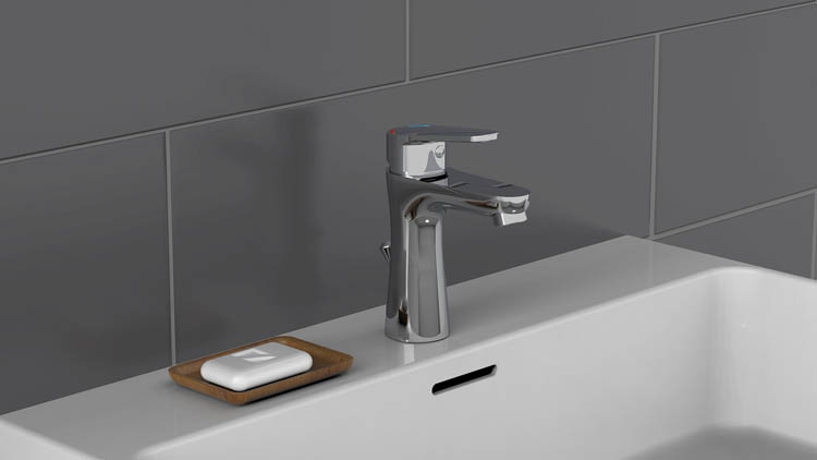 Robinet de lavabo Pika 16cm chrome Robinet de lavabo Pika 16cm chrome
