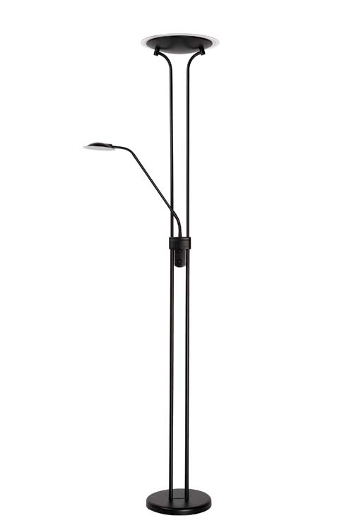 Lucide CHAMPION-LED - Leeslamp - Ø 25,4 cm - LED Dimb. - 1x20W 3000K - Zwart
