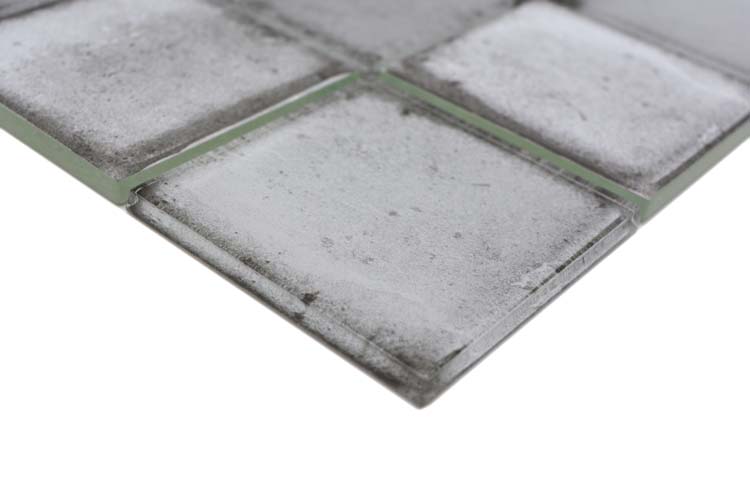 Mozaïek cementgrijs glanzend 29,8x29,8cm