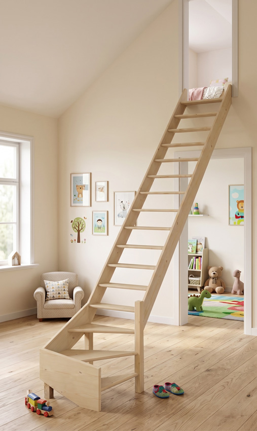 Molenaarstrap Bonn Evolution medium met kwartslag rechts onder H340xB70cm