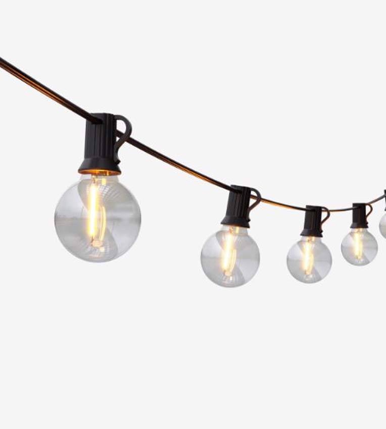 Guirlande lumineuse - Blanc chaud - 30m - Dimmable - 2700K - LED intégrée - 50 lampes