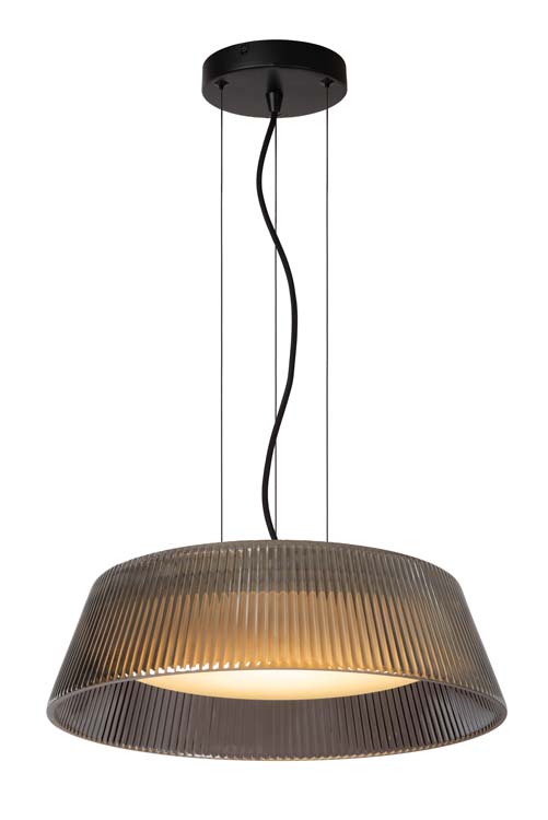 Lucide VIXI - Hanglamp - Ø 45 cm - LED Dimb. - 1x22,6W 2900K - Fumé
