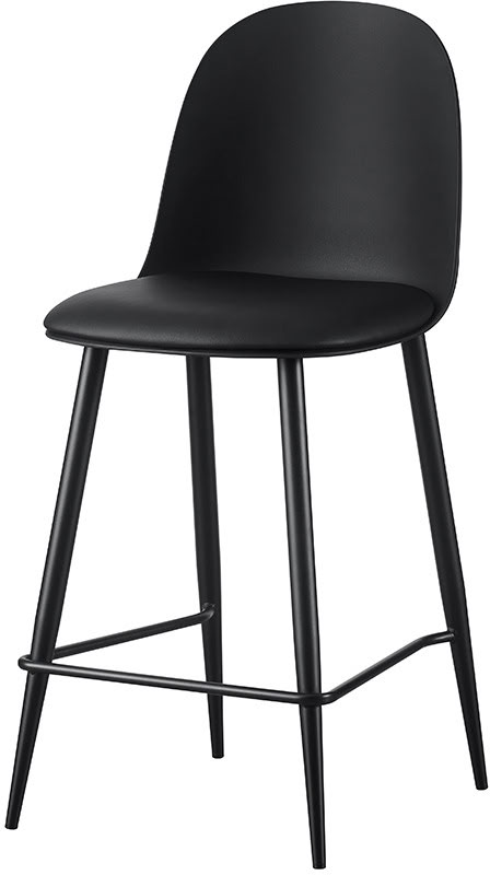 Chaise de bar Renilde noire