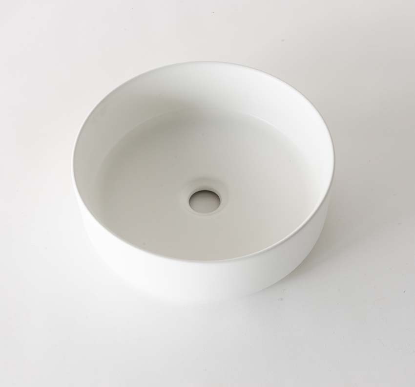 Vasque à poser Gale blanc mat 36cm