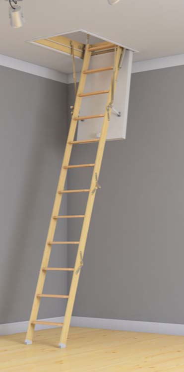 Escalier escamontable Lugano en pin 95,5x60cm