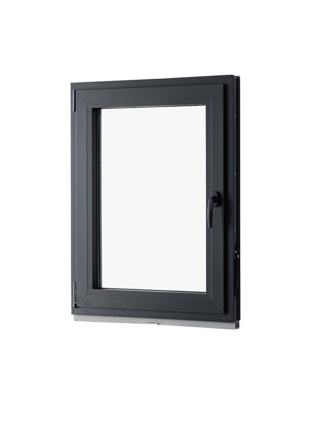 1-VAN Châssis oscillo-battant pvc Elegant noir/noir B750xH1000 mm G 1-VAN Châssis oscillo-battant pvc Elegant noir/noir B750xH1000 mm G