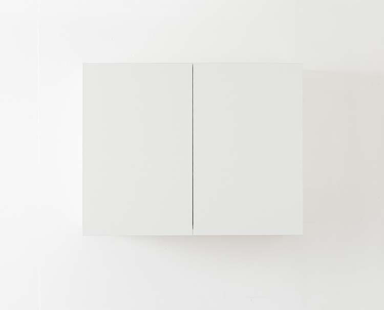 Armoire de cuisine Plenti armoire suspendue blanche 100x78cm