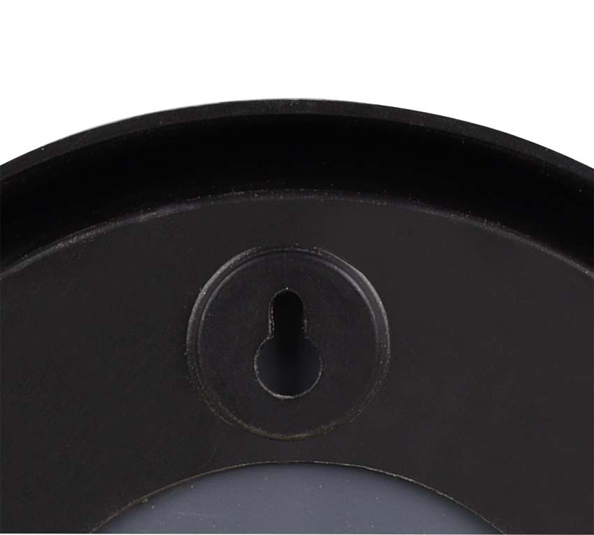 Spiegel set rond zwart/goud 25x25cm (5 stuks)