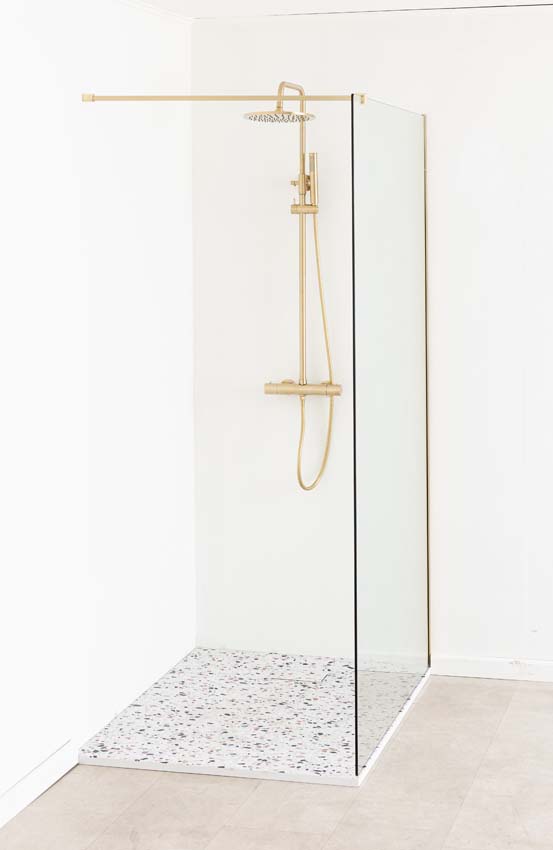 Receveur de douche Moby SMC aspect terrazzo 120x90cm