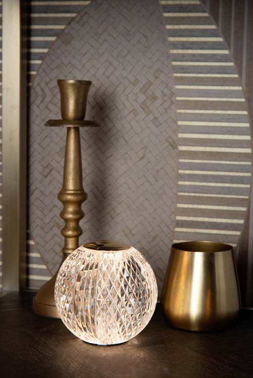 Lampe de table - transparent - LED - 1,5W - 3000K - 3StepDim