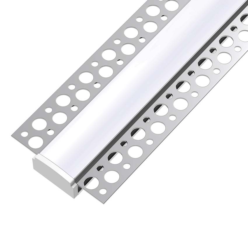 Profiel voor LED-strip voor gipsplaten aluminium 2 meter