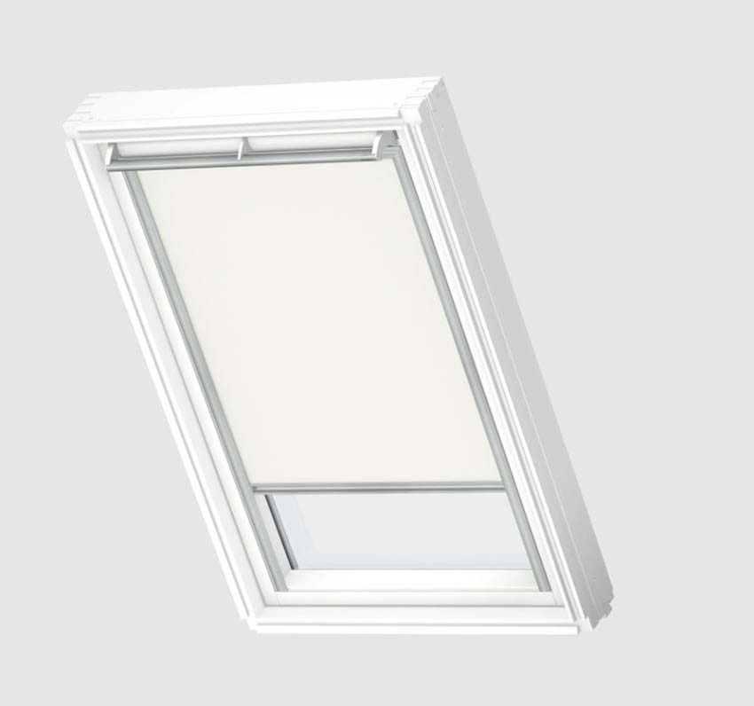 Store enrouleur Velux occultant à commande manuelle blanc UK04 1025S