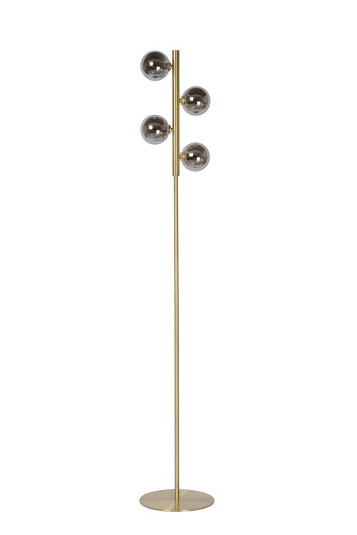Lucide TYCHO - Vloerlamp - G9 - Mat Goud