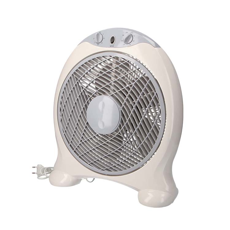 Ventilateur de table à 3 vitesses avec minuterie blanc/gris 45 W