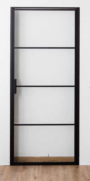 Douchedraaideur Ulysses zwart 88-91x200cm