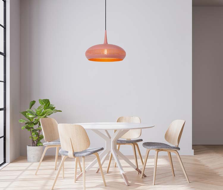 Hanglamp - roze - Ø45cm - E27 - 40W