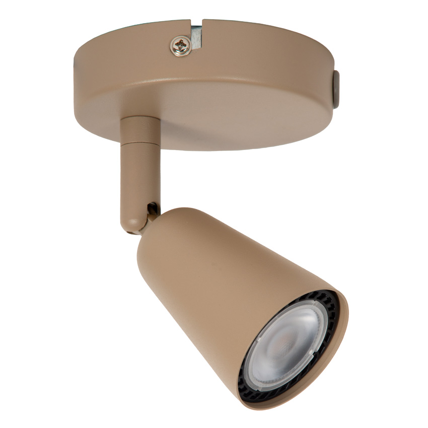 Spot de plafond - Taupe - 14x10x12cm - 1xGU10