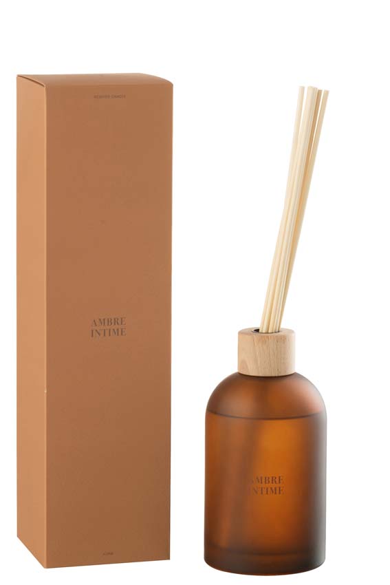 Bâtonnets parfumés Accords Essentiels Ambre Intime 550ml