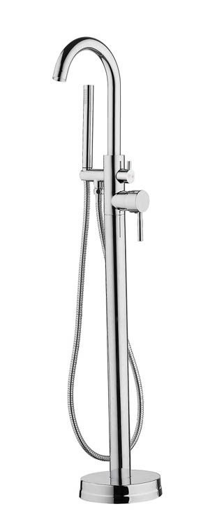 Robinet de baignoire Charlotte à poser chrome