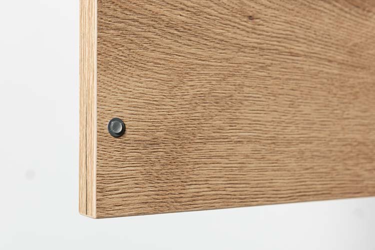 Kolomkast Domino eik hangend 170x40x32cm