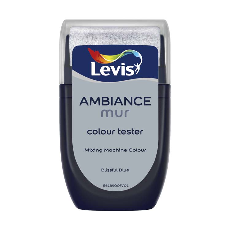 Levis Ambiance tester muurverf mat 30ml BLISSFUL BLUE