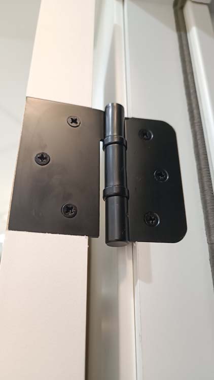 Complete binnendeur Palladium wit 211,5x83cm tubespaan omkeerbaar + deurkast 16,5cm