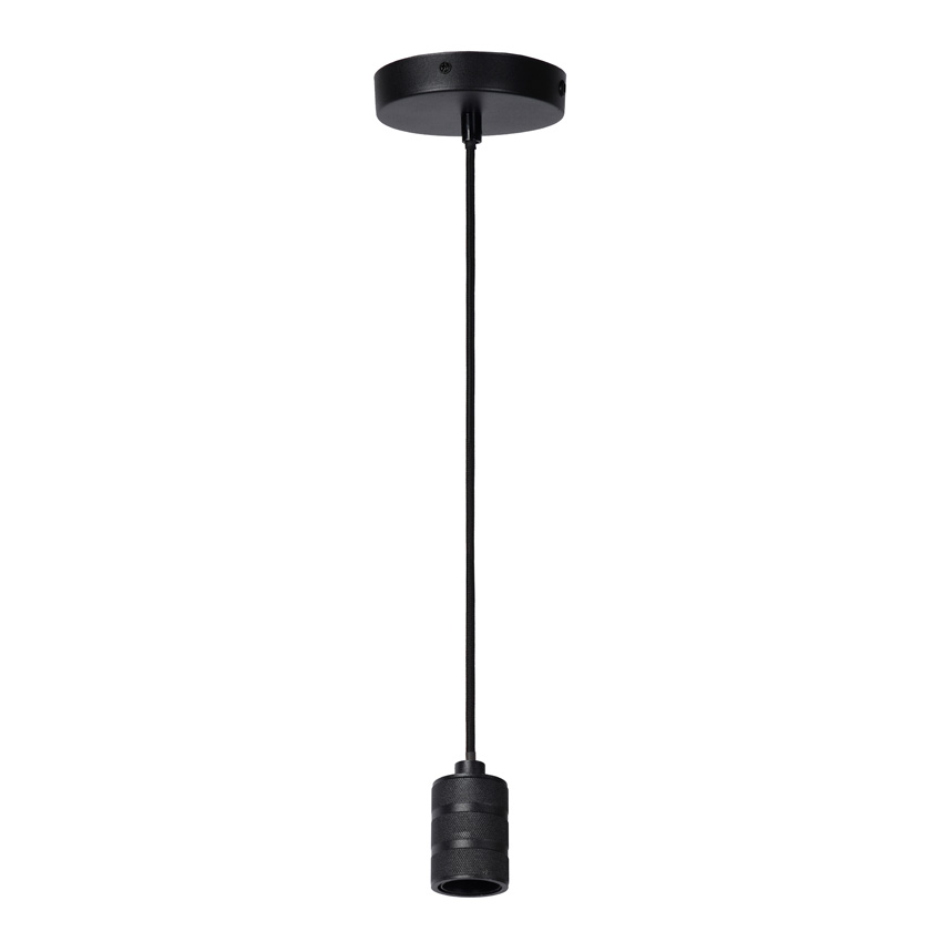 Hanglamp - Ø10cm - 1xE27 - Zwart