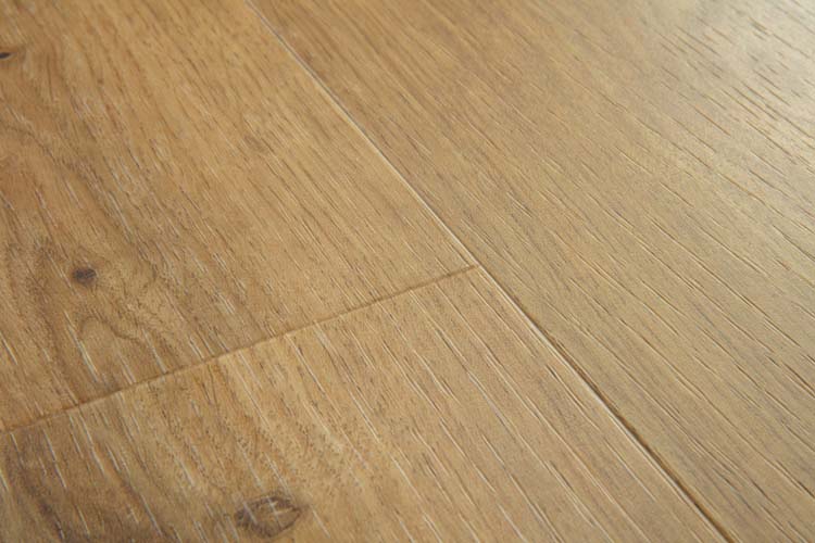 Sol vinyle Quick-Step Blos lame 5mm chêne naturel 125,1x18,9cm avec sous-couche