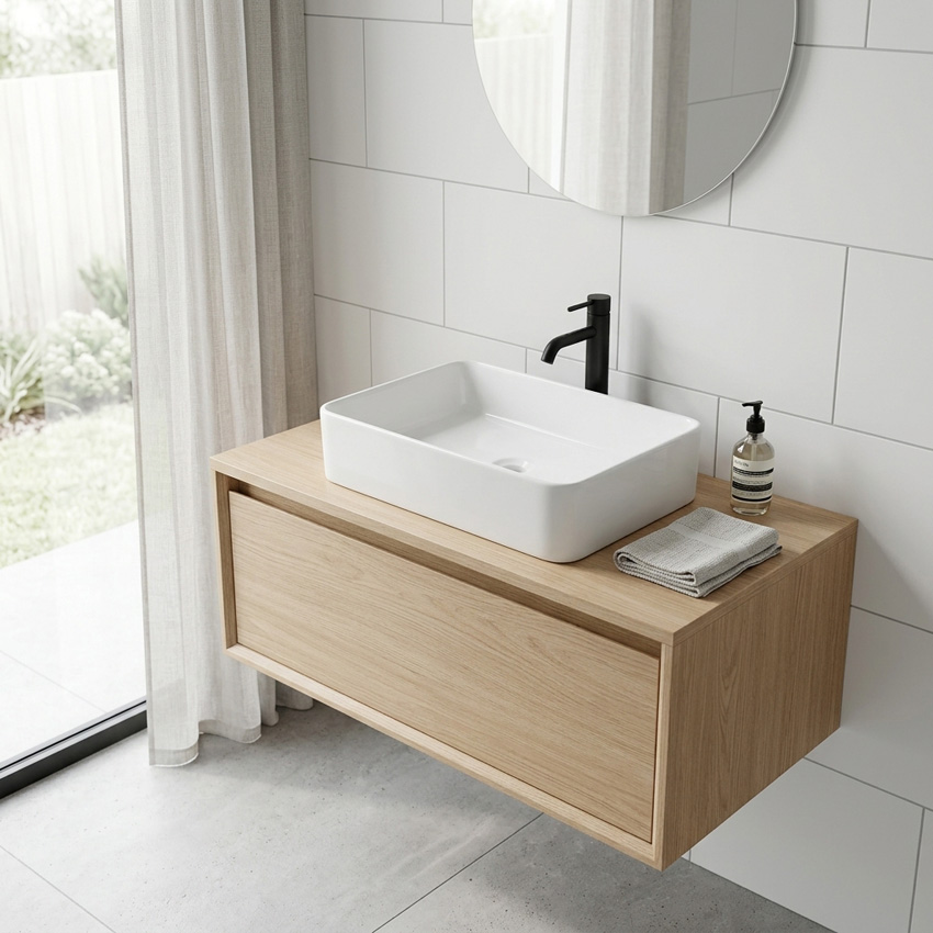 Opbouwkom Mo mat wit 56x38x12cm