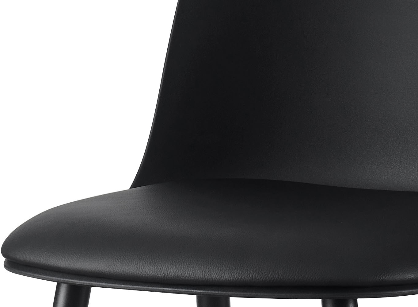 Chaise de bar Renilde noire